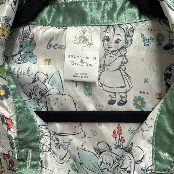 Disney Animators Collection Women's Princess Characters Satin Sleep Shirt - Picture 2 of 3